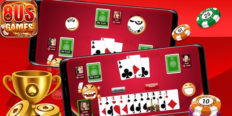 Trải nghiệm người chơi thực tế với tốc độ mượt mà trên tiến lên miền nam 8us.